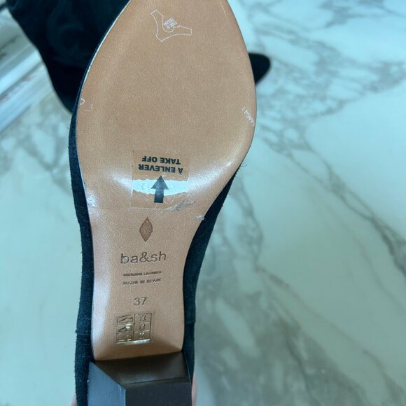 BA&SH Casey Ankle Boots – NEW – Size 37 EU – Black Suede - Picture 5 of 6